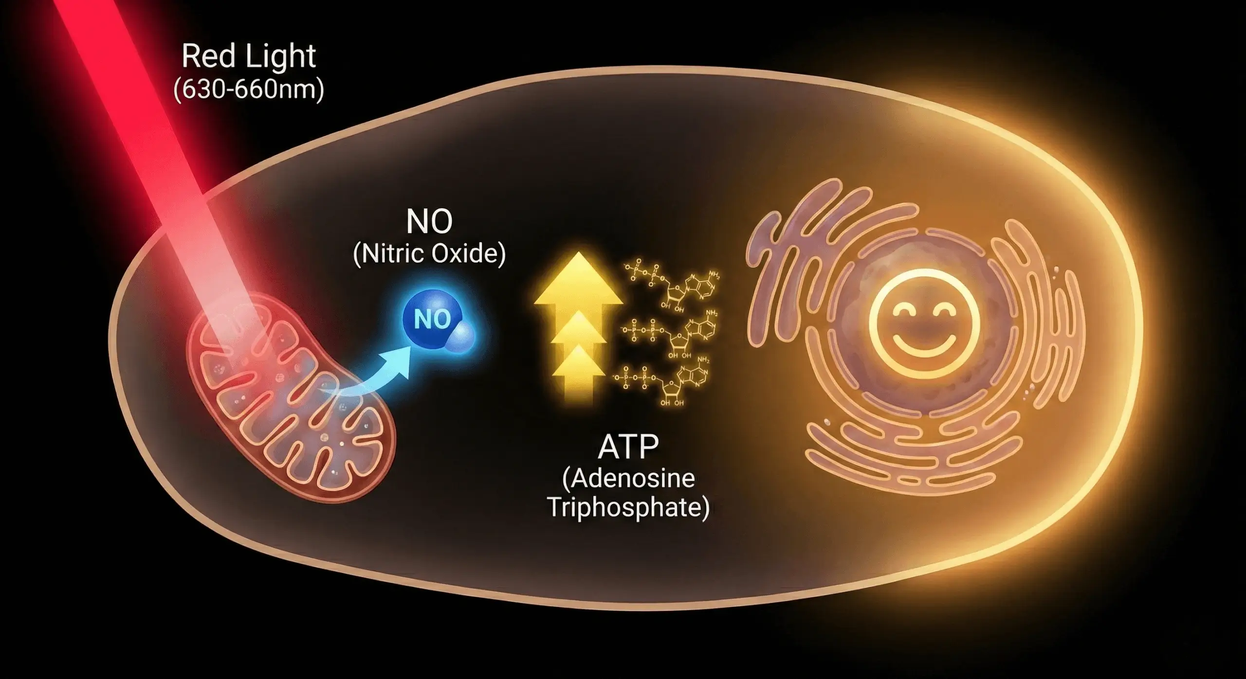Red light therapy penetration depth chart: 660nm vs 850nm wavelengths